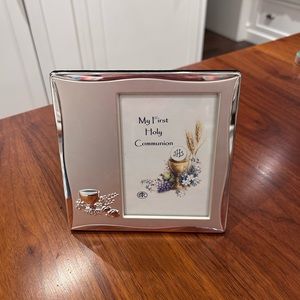 First Holy Communion Silver Picture Frame